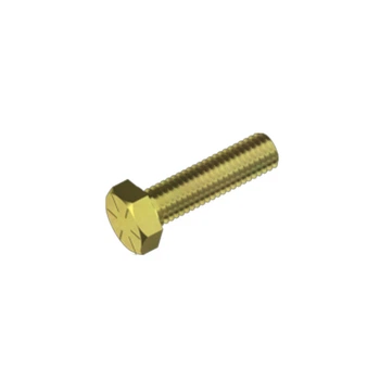 Болт дюймовый 3/8"-16x3/4" резьба UNC сталь Gr8 цинк желтый под ключ 9/16" ASME B18.2.1 (50шт.) [I5N60I5N6090190810] Metalvis