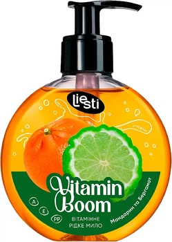 Витаминное жидкое мыло "Мандарин та Бергамот" - Liesti Vitamin Boom Liquid Soap 200ml (200ml) (1160292-1547897-2)