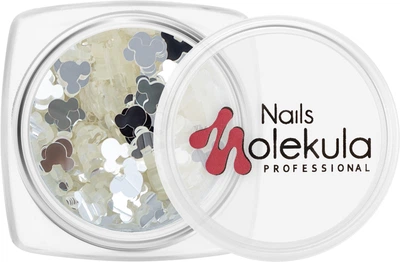 Пайетки для дизайна ногтей в баночке Nails Molekula Микки Маус (1 шт.) (753199-1323038-2)