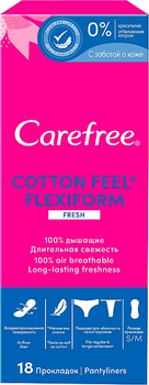 Щоденні гігієнічні прокладки Carefree Flexiform Fresh 18шт (18 шт.) (632464-987443-2)