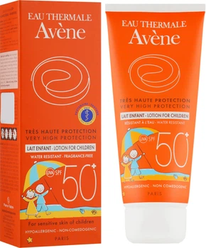 Солнцезащитный лосьон для детей Avene Solaires Lotion for Children SPF 50+ 100ml (697245-875224-2)