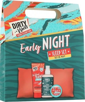 Набор - Dirty Works Early Night Sleep Set (h/cr/100ml + lip/balm/10g + mist/100ml + acss) Набор (968409-0-2)