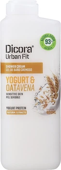 Кремовий гель для душу "Протеїновий йогурт та вівсянка" - Dicora Urban Fit Shower Cream Protein Yogurt & Oats Avena 400ml 1170651