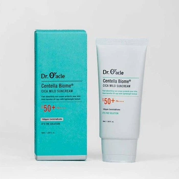 Сонцезахисний крем для обличчя Dr.Oracle Centella Biome Cica Mild Suncream 50ml