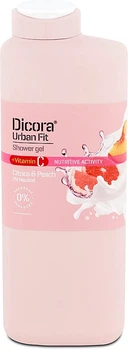 Гель для душа с витамином C "Лимон и персик" - Dicora Urban Fit Shower Gel Vitamin C Citrus & Peach 400ml (1170533-1562119-2)