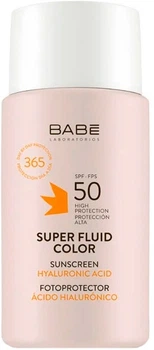 Солнцезащитный флюид для лица с оттенком SPF 50+ Babe Laboratorios 50ml (912229-833959-2)