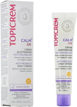 Ежедневный крем против покраснений - Topicrem Calm+ AR Daily Anti-Redness Cream SPF 50+ 40ml (1148677-1533175-2)