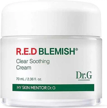 Крем для лица успокаивающий против высыпаний Dr. G RED Blemish Clear Soothing Cream 70ml