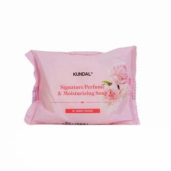 Мыло для тела парфюмированное "Сладкий пион" Kundal Signature Perfume & Moisturizing Soap Sweet Peony 85g (1 шт)