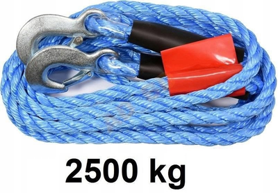 Буксировочный Трос(2.5т/4м)Автомобильный VOREL 82205