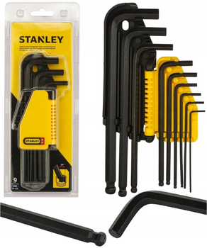 Ключи Шестигранные (1,5 - 10 мм) Набор 9 шт STANLEY (0-69-256)
