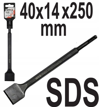Лопатка на Перфоратор SDS-Plus 40 х 250 мм CrV YATO (YT-4723)