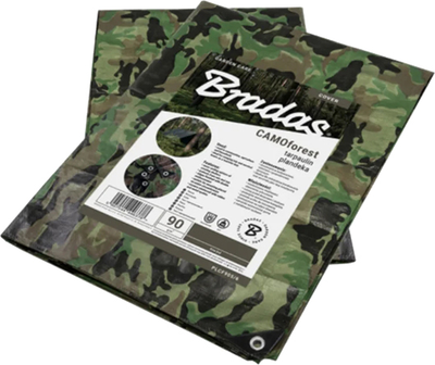 Тент Bradas CAMOforest 3х3м 90 г/м² Камуфляж (PLCF903/3)