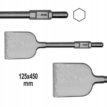 Зубило Для Перфоратора HEX 125 х 450 мм YATO (YT-47372)