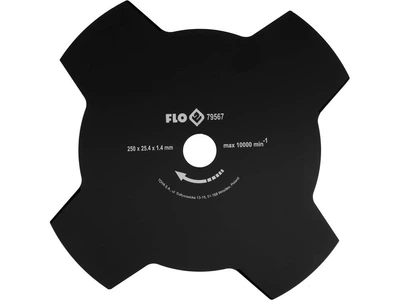 Диск Для Мотокоси 4 Зуба Ø 250 х 25.4 мм FLO (79567)