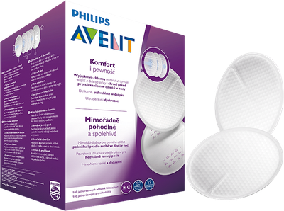 Одноразові вкладки Philips Avent у період лактації 100 шт (8710103845768)