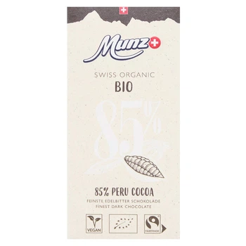 Чорний шоколад 85% органічний Munz 100 г (19948868)