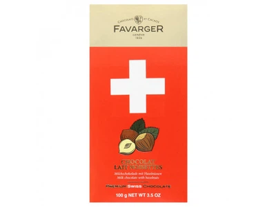 Шоколад молочний з карамеллю та фундуком Premium Swiss Chocolate Favarger 100 г (14847857)