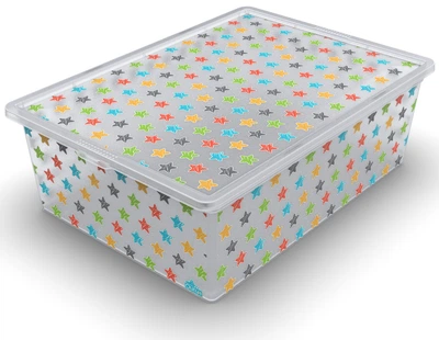 Контейнер Qutu Light Box Colored Stars, 25л (6835545) 8690068355451 25л.