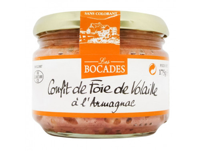 Конфі з курячої печінки з арманьяком Les Bocades 175 г (19763914)