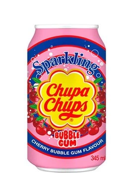 Напиток безалкогольный Chupa Chups Cherry Bubble Gum вишневая жвачка 345 мл