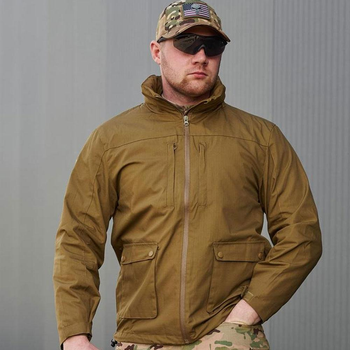 Мужская куртка Call Dragon рип-стоп с сетчатой подкладкой койот размер 2XL