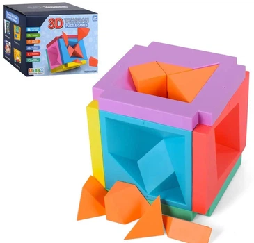 Дитяча логічна гра Головоломка 3D Танграм