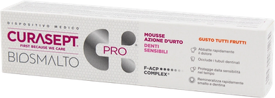 Mus do zębów Curasept Biosmalto Sensitive Teeth 50 ml (8056746071264)