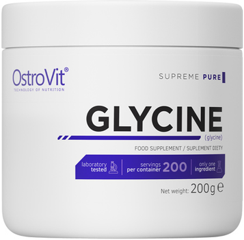 Харчова добавка OstroVit Glycine 200 г (5902232619768)