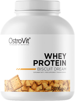 Protein OstroVit Whey Protein 2000 g Biała czekolada (5902232613346)