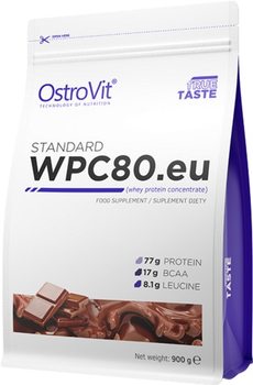 Białko OstroVit Standart WPC80.eu 900 g Czekolada (5902232610550)