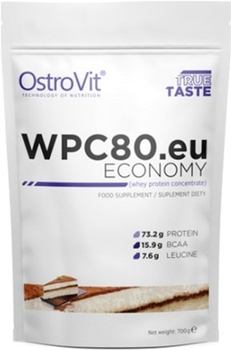 Białko OstroVit WPC80.eu Economy 700 g Tiramisu (5902232612141)