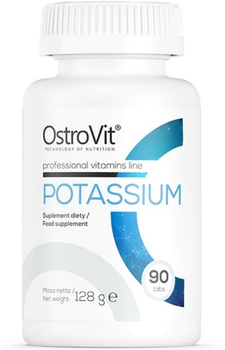 Suplement diety OstroVit Potassium 90 tabletek (5902232610970)