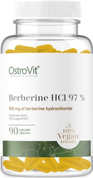 Харчова добавка OstroVit Berberine HCl 97% 90 капсул (5903933905297)