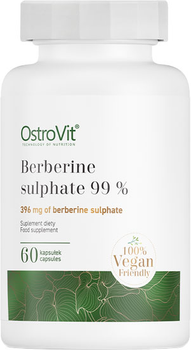 Харчова добавка OstroVit Berberine Sulphate 99% 60 капсул (5903933905310)