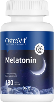 Харчова добавка OstroVit Melatonin 180 таблеток (5902232617849)