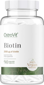 Suplement diety OstroVit Biotin 90 kapsułek (5903246224733)