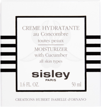 Крем для обличчя Sisley Moisturizer з огірком 50 мл (3473311268006)
