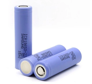 Акумулятор 18650 Li-Ion Samsung ICR18650-22P, 2200mAh, 10A, 4.2 - 3.62 - 2.75V