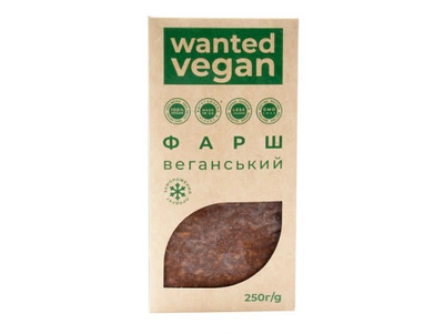 Фарш веганський Wanted Vegan 250 г (19888791)