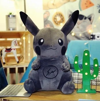 М'яка іграшка Покемон Pokemon Go Пікачу 30 см Сірий