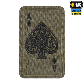 Нашивка M-Tac Ace of Spades (вышивка) Ranger Green