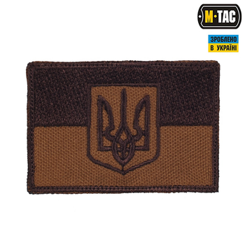 Нашивка M-Tac флаг Украины с гербом койот