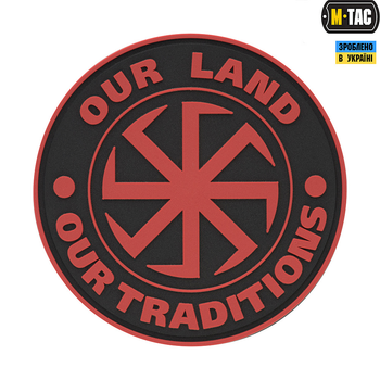 Нашивка M-Tac Our Land PVC Red