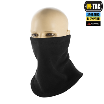 Шарф-труба M-Tac Elite короткий с затяжкой флис (320г/м2) Black S/M