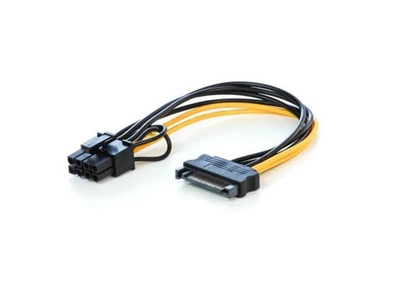 Кабель питания для видеокарты SATA M 6/8pin Male 20см (LKMTR_800834)