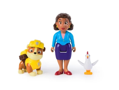 Zestaw figurek Spin Master Paw Patrol Hero Pup Mayor Goodway & Rubble (681147027374)