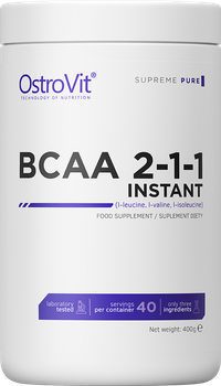BCAA OstroVit BCAA 2-1-1 Instant 400 g Naturalny (5902232619744)