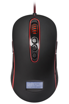 Проводная мышка Redragon Mars TFT экран 10 кн 4000dpi Black (74846)