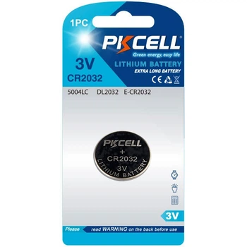 Батарейка таблетка PKCELL CR2032-1B CR2032 3.0V Lithium Power 1шт (CR2032-1B)
